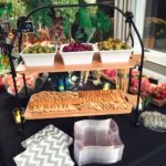 Olive Bar with Cheese and Crackers