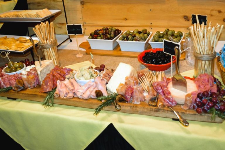 Meat and Cheese Charcuterie and Olive Bar